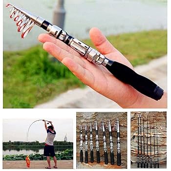 Amazon | 渓流竿 投げ竿 コンパクトロッド 釣り竿 釣り具 初心者